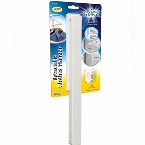 Retractable Clothes Hanger - White